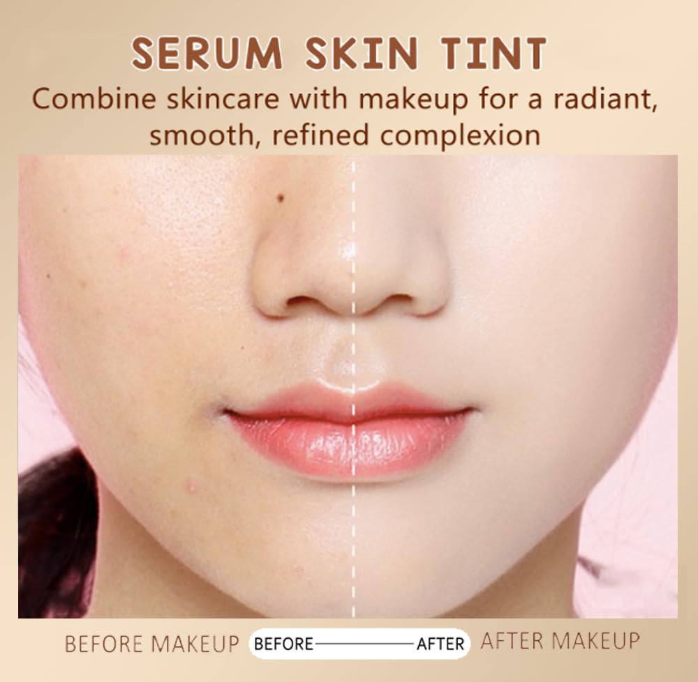 TIMLIFE 2 Pcs Foundation Stick Beauty Balm Serum – Hydrating Skin Tint (2025 New)