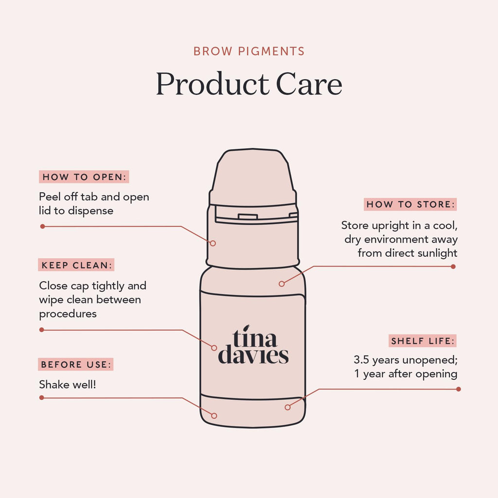 Tina Davies Pro X Perma Blend Brow Pigment – Blonde, 1/2oz | True Tone, High Retention