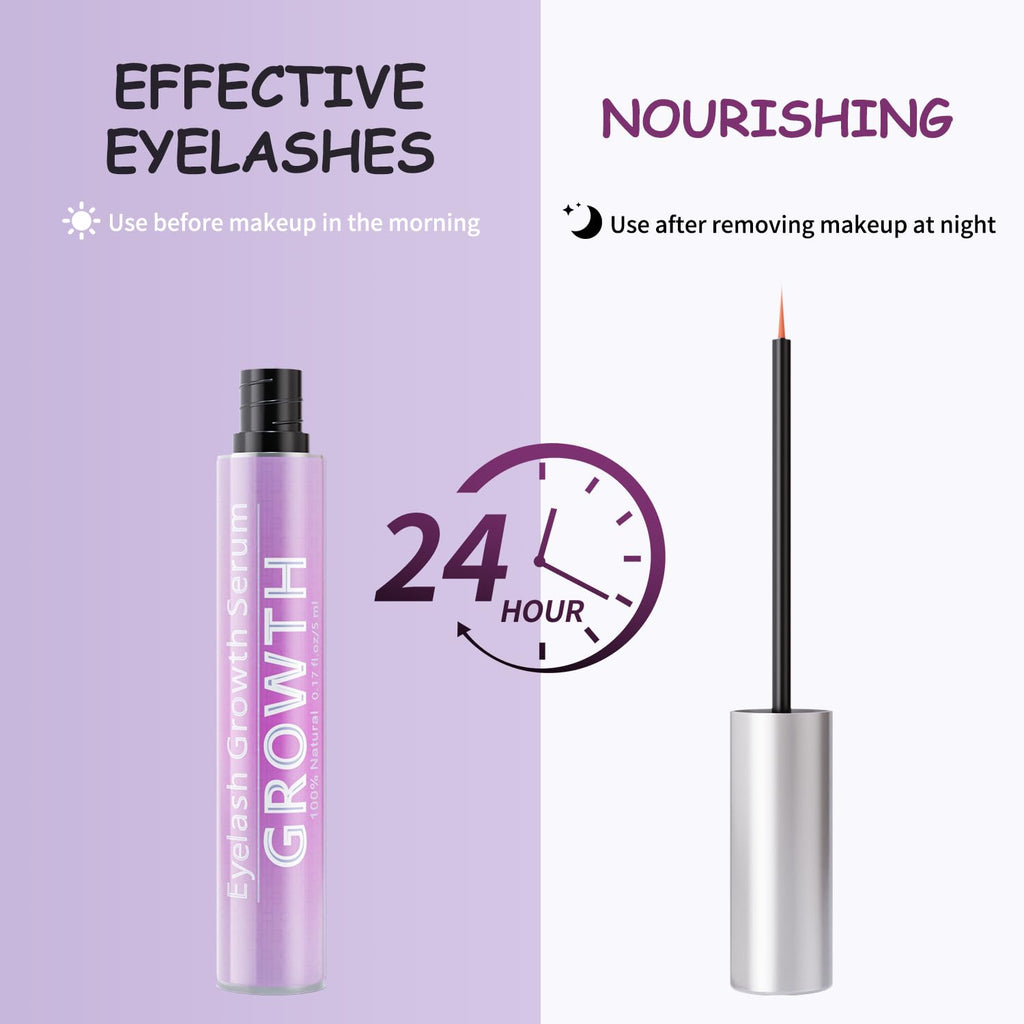 Tinclen Eyelash Growth Serum – Natural, Gentle, Vegan Formula for Fuller Lashes
