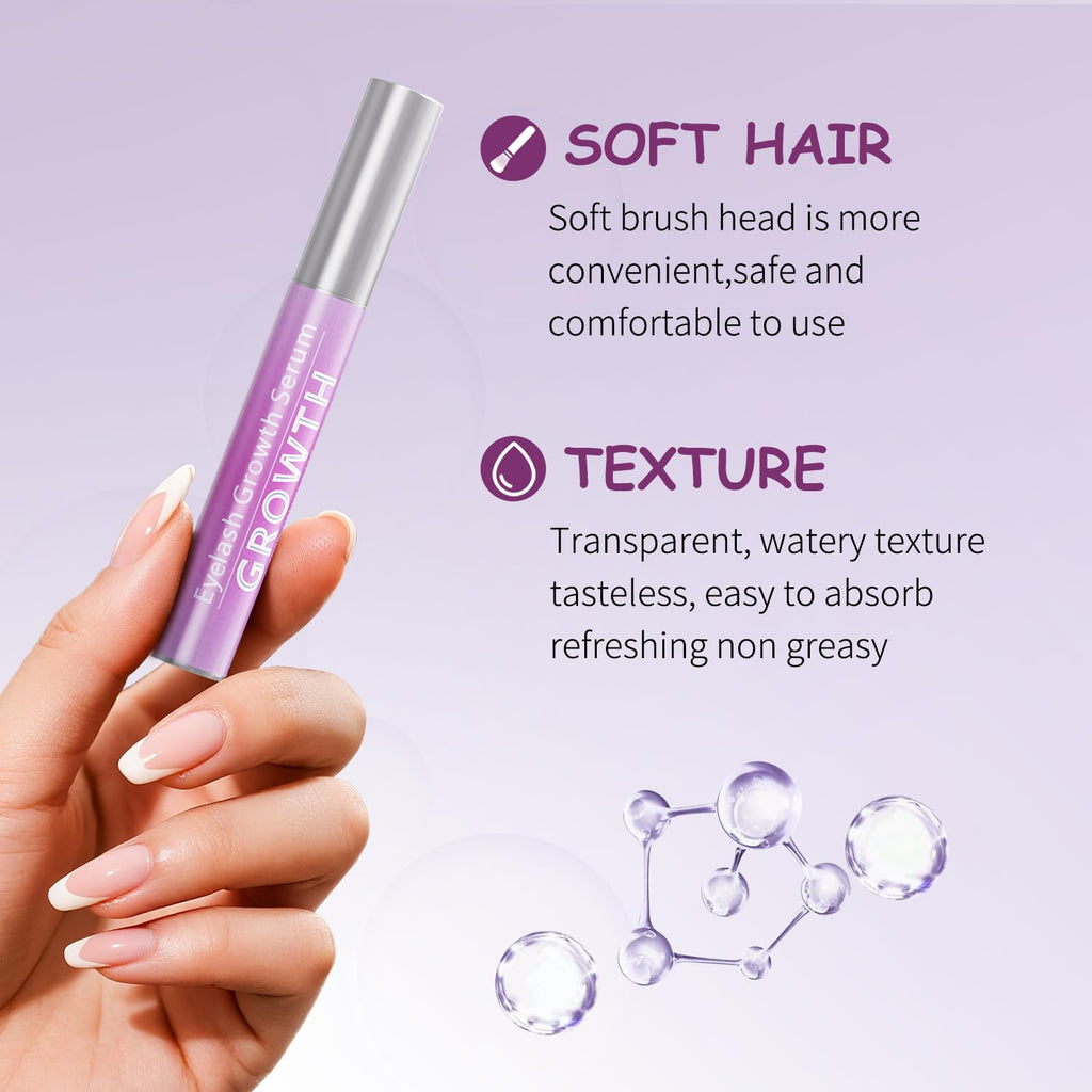 Tinclen Eyelash Growth Serum – Natural, Gentle, Vegan Formula for Fuller Lashes