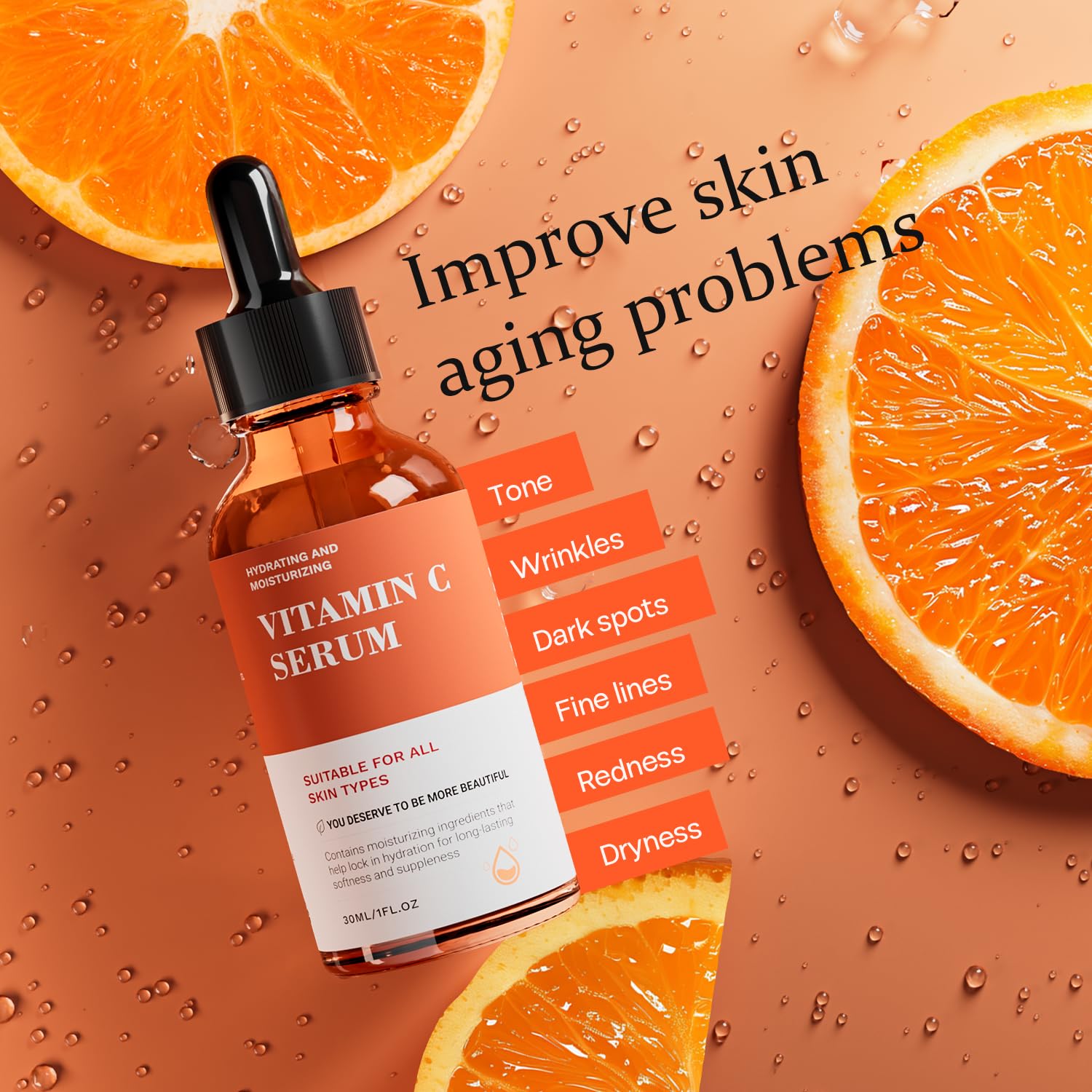Tinclen Vitamin C Serum for Face – Brightening, Hydration & Anti-Aging