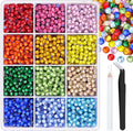 TINKRSTUFF 4000pcs Hotfix Rhinestones SS16 – Multicolor Iron-On Glass Gems for Crafts