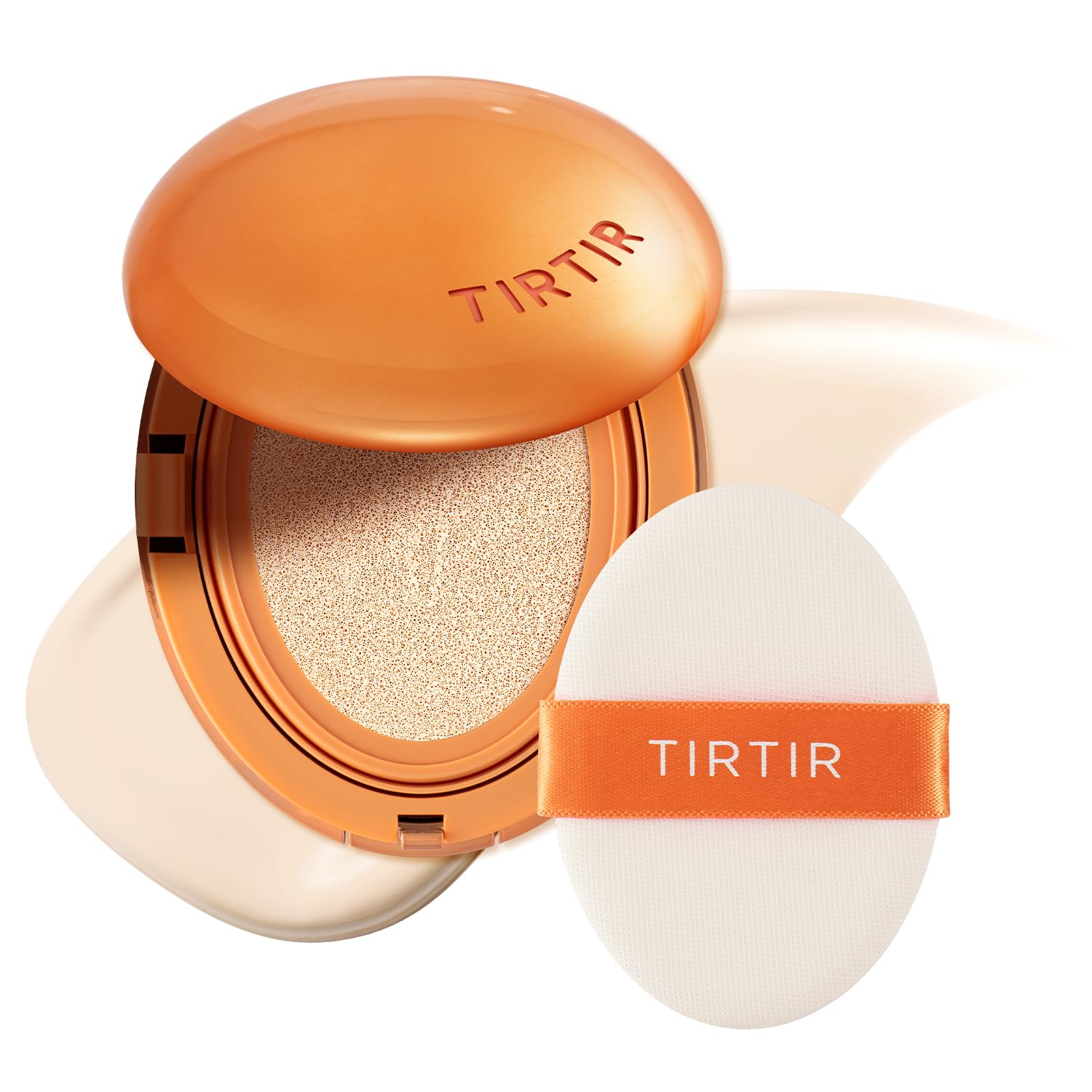 TIRTIR Mask Fit AI Filter Cushion Foundation | AI-Like Semi-Matte Finish, 72H Coverage #13N Fair Ivory