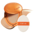 [Mini Size] TIRTIR Mask Fit AI Cushion Foundation | AI-Filter Semi-Matte Finish - Up to 72-Hour Coverage #24N Latte, 0.15 fl oz