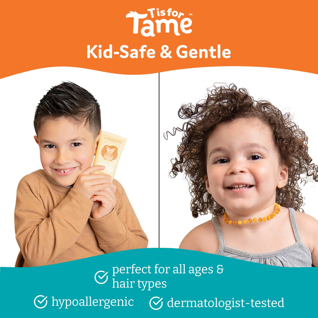 T is for Tame Taming Gel – Gentle Frizz Control for Kids, 2-Pack (3.38 fl oz each)