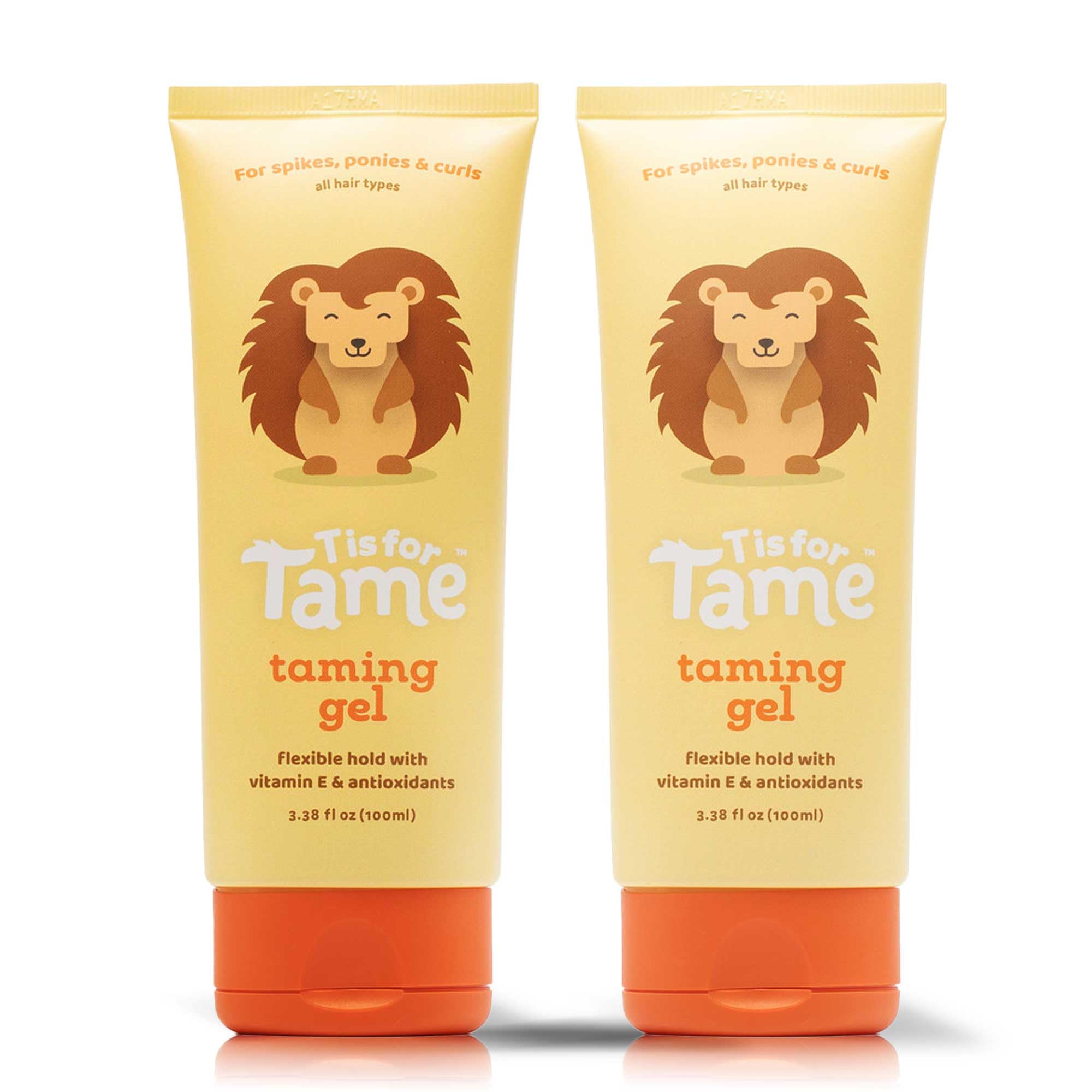 T is for Tame Taming Gel – Gentle Frizz Control for Kids, 2-Pack (3.38 fl oz each)