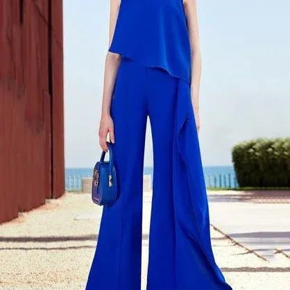 Trendy Women's Zipper Jumpsuit in Solid Colors - Comfy Polyester Romper for Stylish Outings