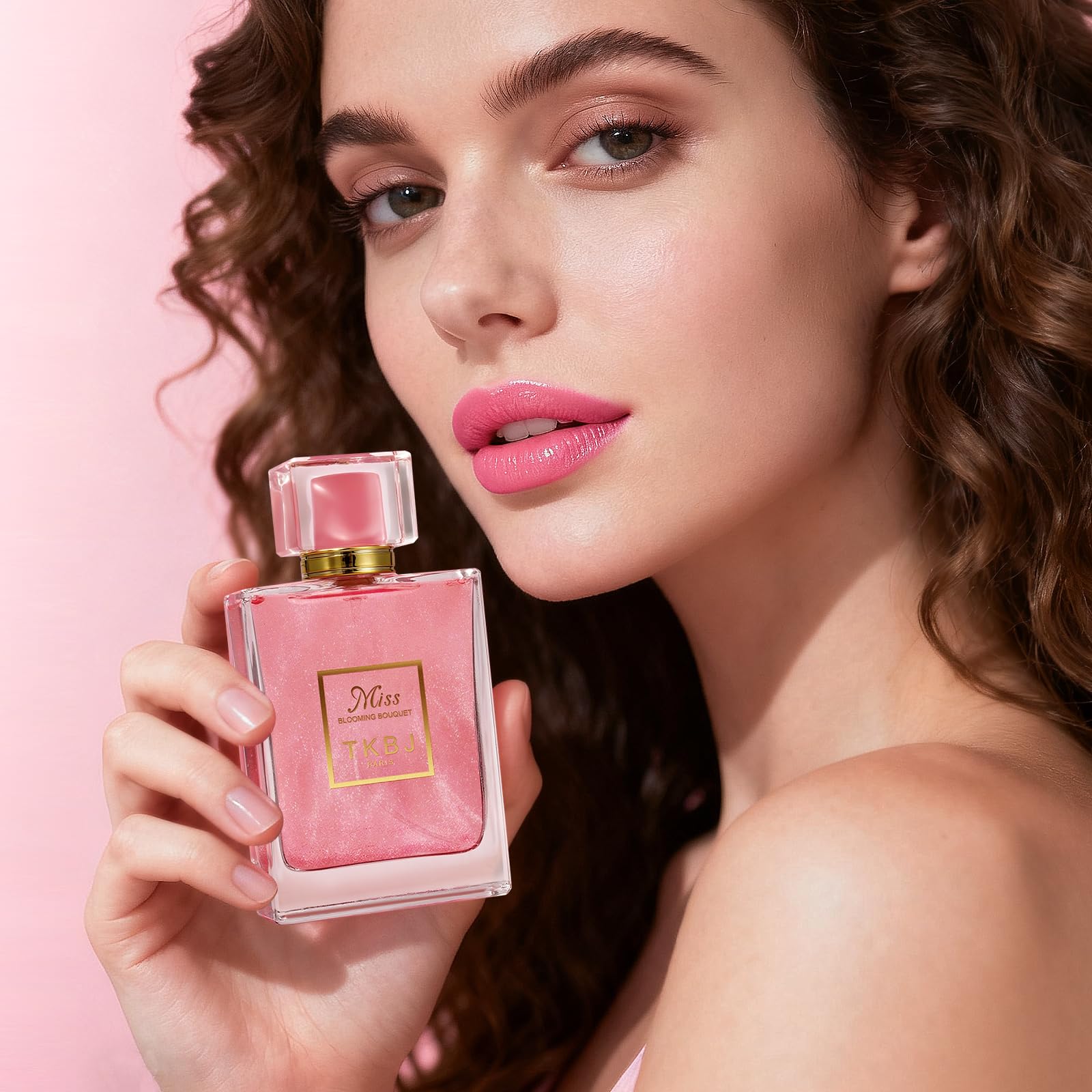 TKBJ Miss Blooming Bouquet Eau de Toilette for Women – Floral Fruity Perfume with Peony & Musk (3.4 oz / 100 ml) Inspired by Dioor