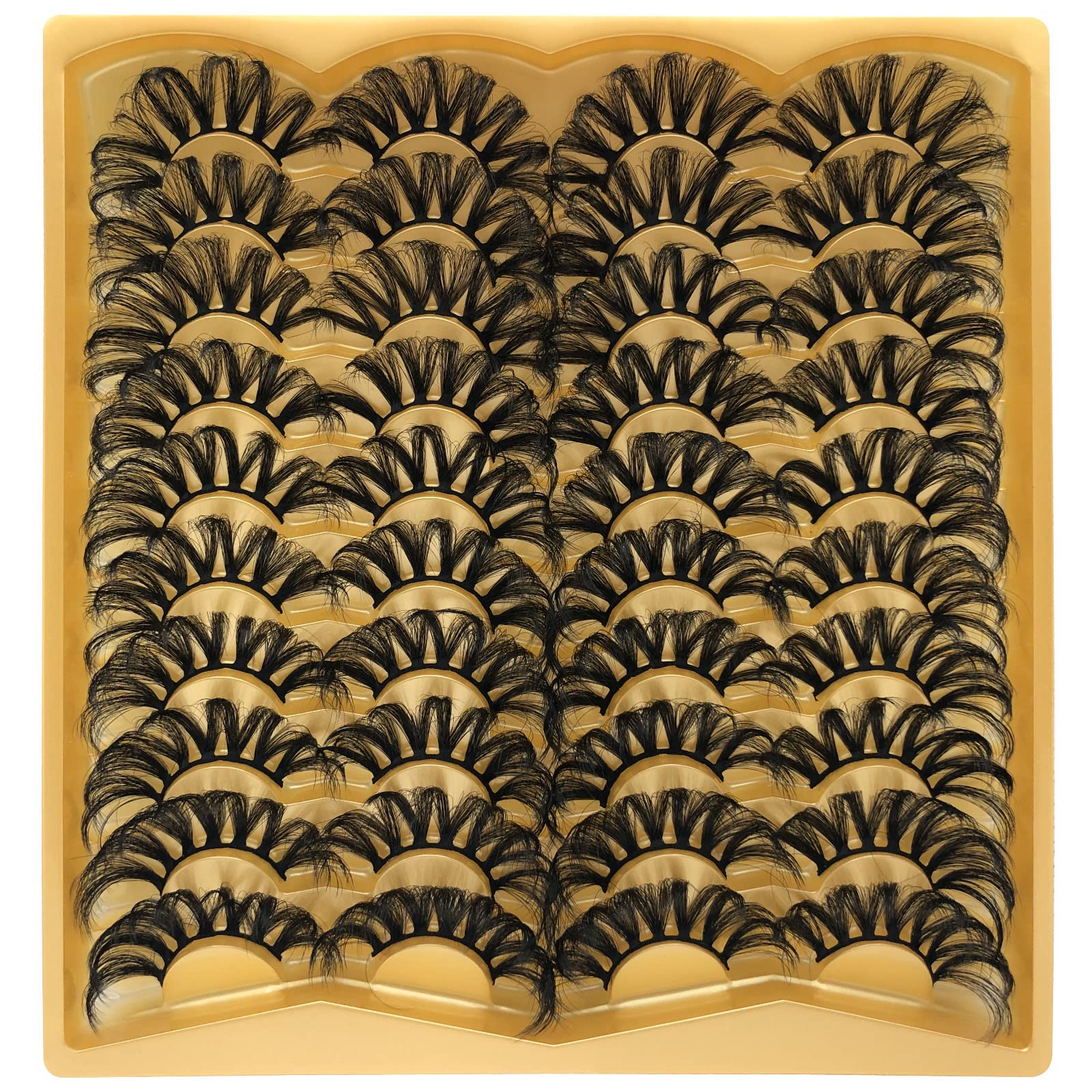 TMIELYBS 25mm Mink Lashes – Dramatic Full-Volume 20 Pairs Pack (VG40) by TIMELABS