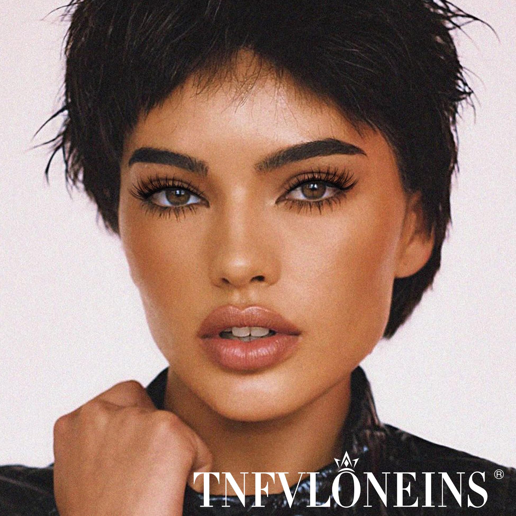 TNFVLONEINS Wispy Lash Extension Kit – Natural Lash Clusters 8–16mm with Bond & Seal