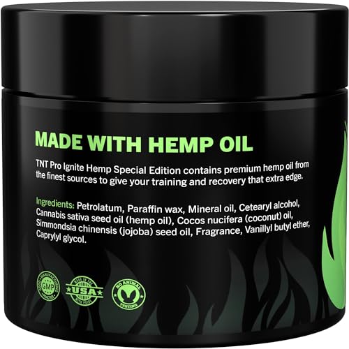 TNT Pro Series Ignite Hot Sweat Cream | Thermogenic Pre-Workout Sweat Gel for Men & Women, 6.5 oz Jar