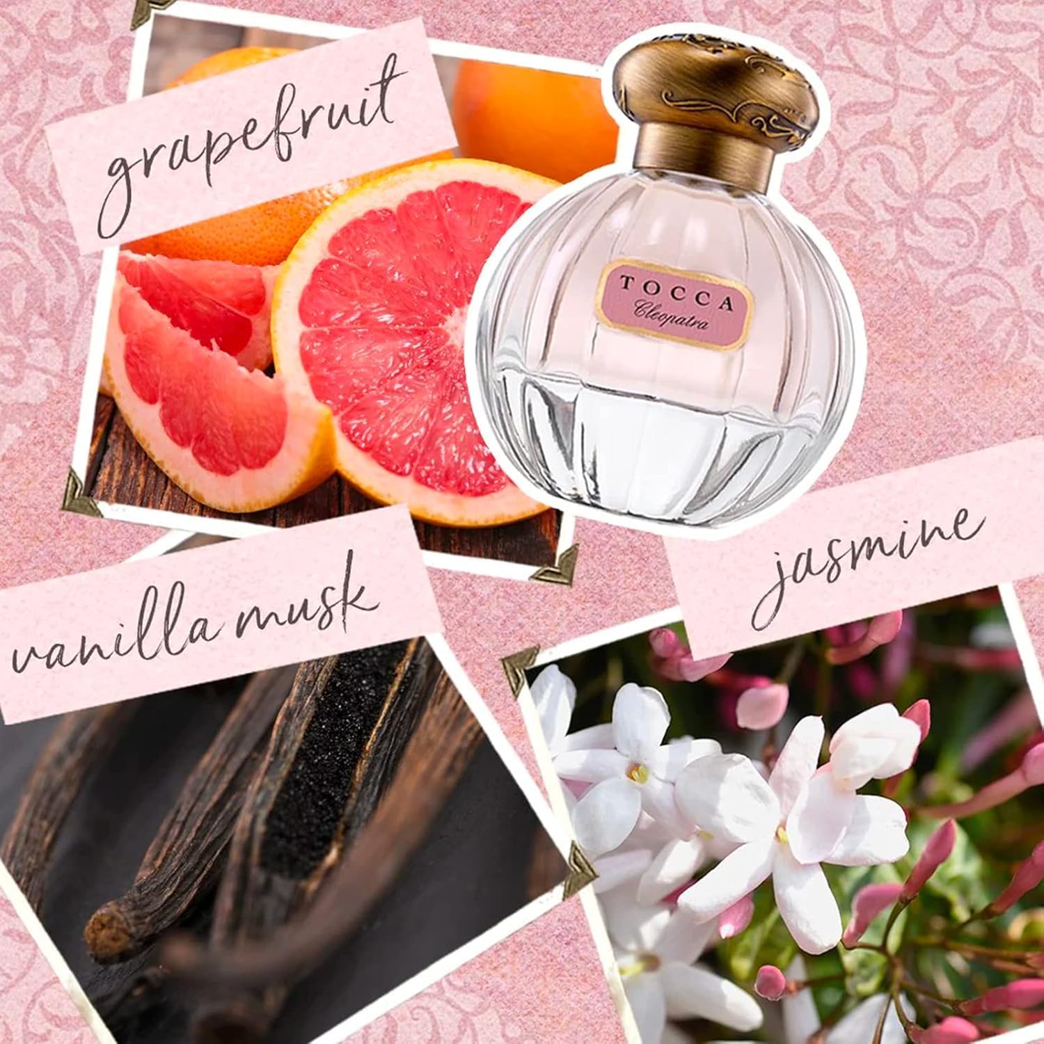 TOCCA Cleopatra Perfume Set for Women – 100 ml + 10 ml (Warm Floral)