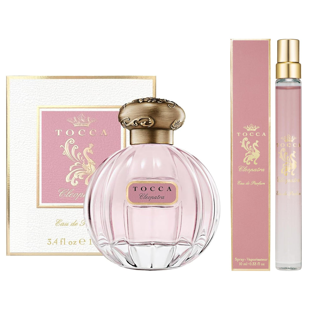 TOCCA Cleopatra Perfume Set for Women – 100 ml + 10 ml (Warm Floral)