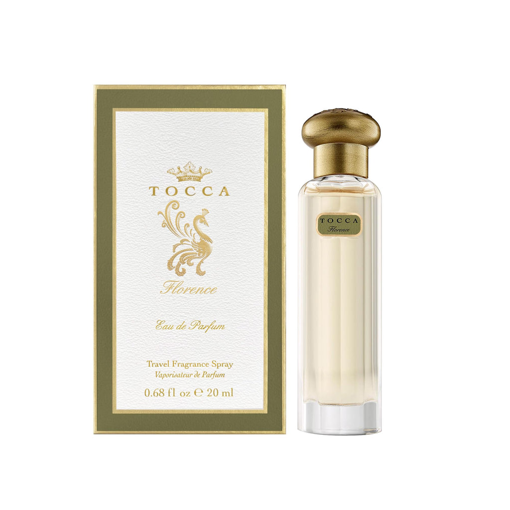 TOCCA Florence Perfume Set – 20ml + 50ml, Classic Floral Scent, Hand-Finished Bottle