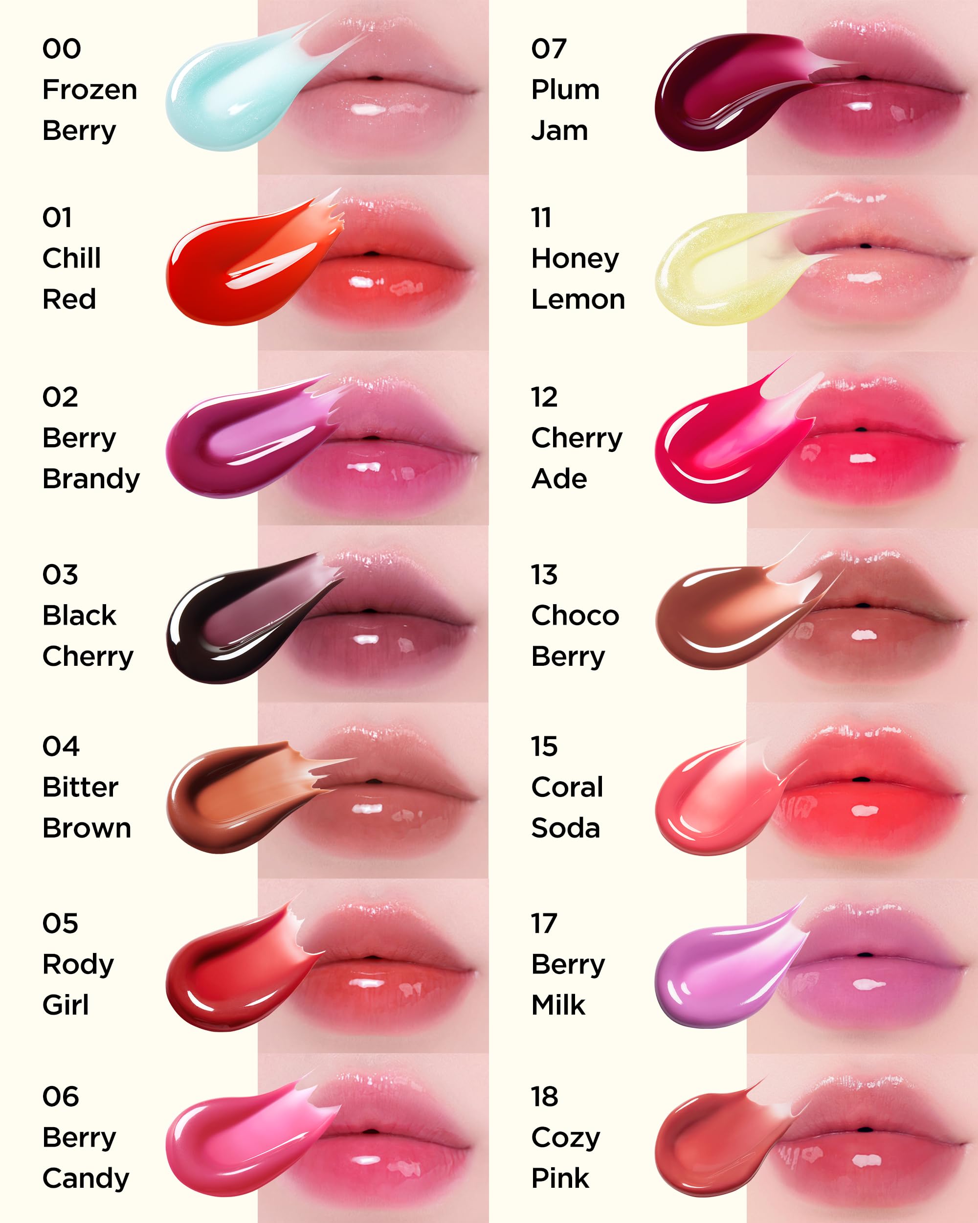 TOCOBO Juicy Berry Plumping Lip Oil 01 Chill Red | Vegan Hydrating Lip Oil