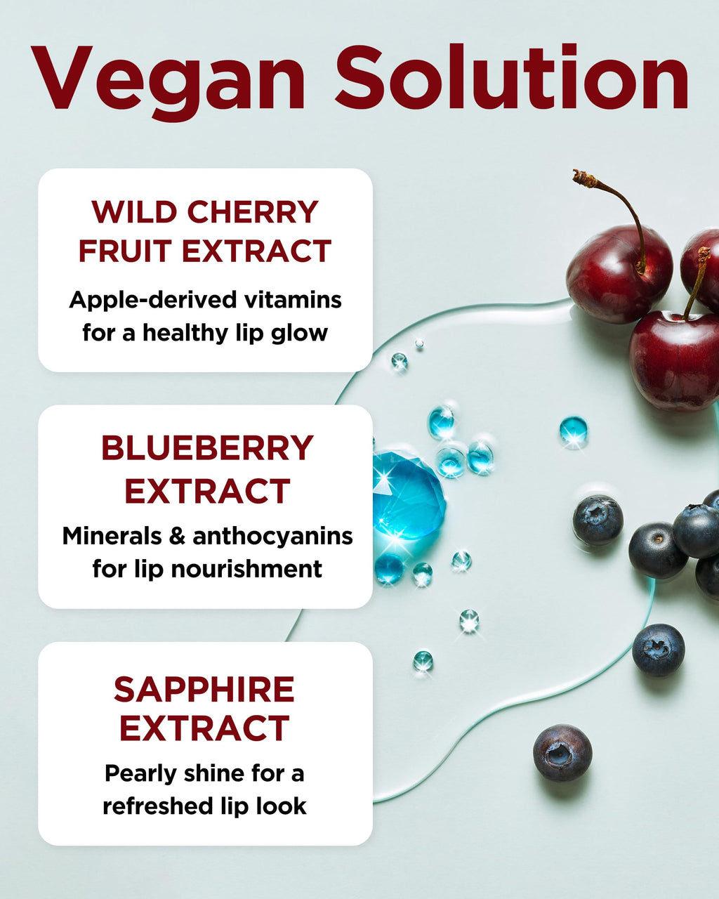 TOCOBO Juicy Berry Plumping Lip Oil 01 Chill Red | Vegan Hydrating Lip Oil