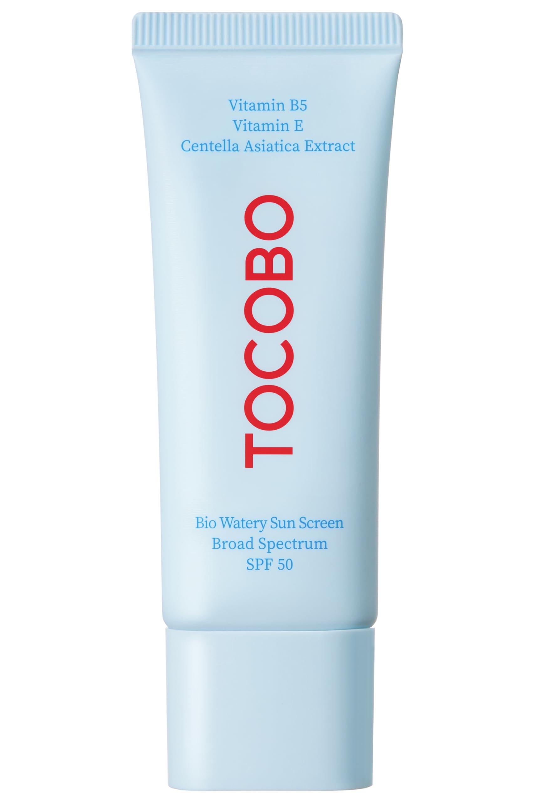 TOCOBO US Bio Watery Sunscreen SPF 50 – Lightweight Serum-Like Face Sunscreen with Hyaluronic Acid