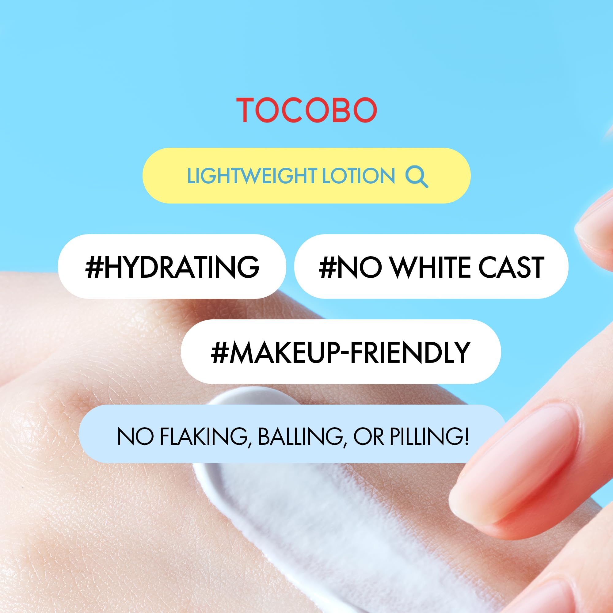 TOCOBO US Bio Watery Sunscreen SPF 50 – Lightweight Serum-Like Face Sunscreen with Hyaluronic Acid