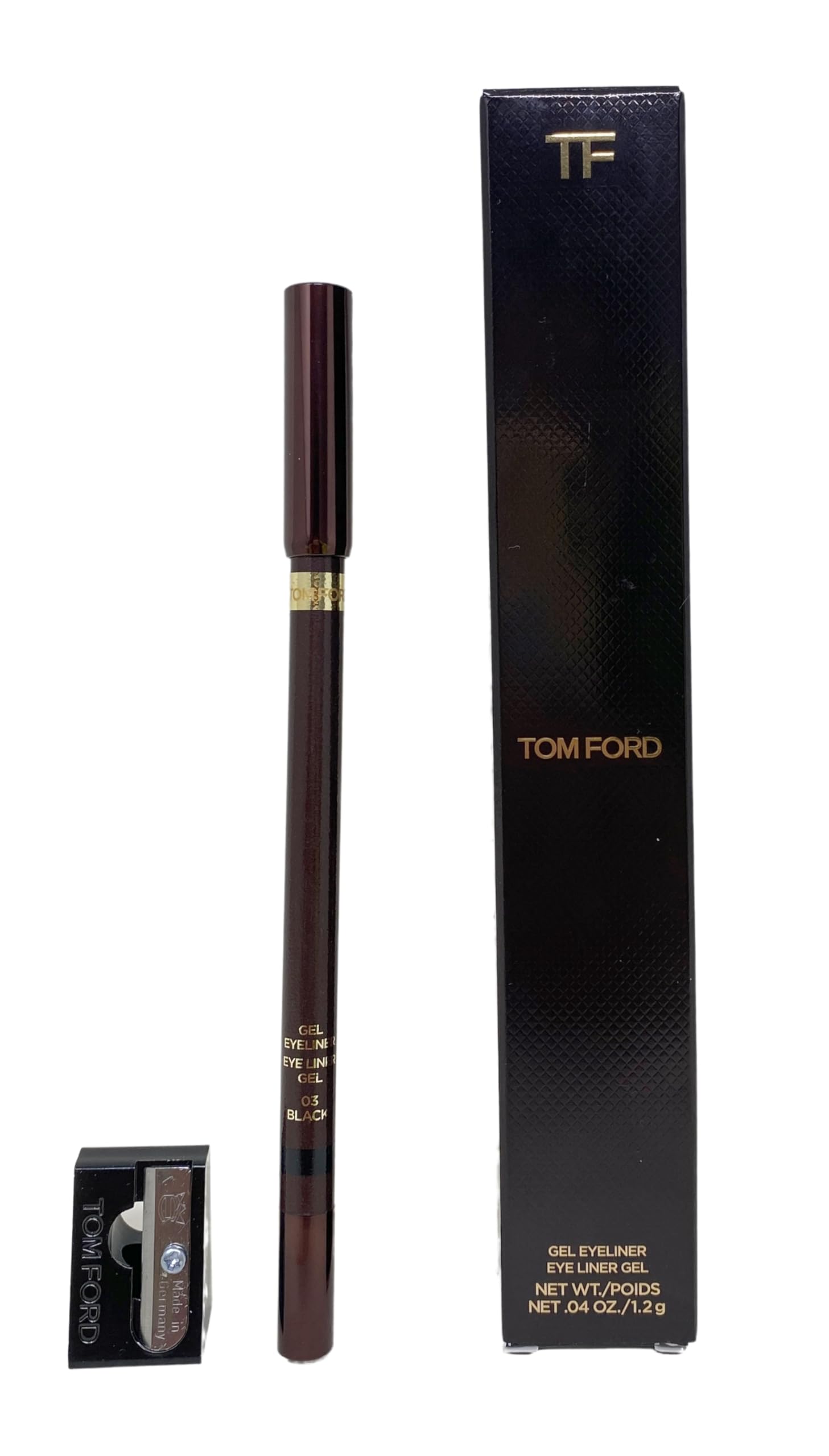 Tom Ford Gel Eyeliner 03 Black – Creamy, Blendable Gel Eyeliner (0.04 oz / 1.2 g)