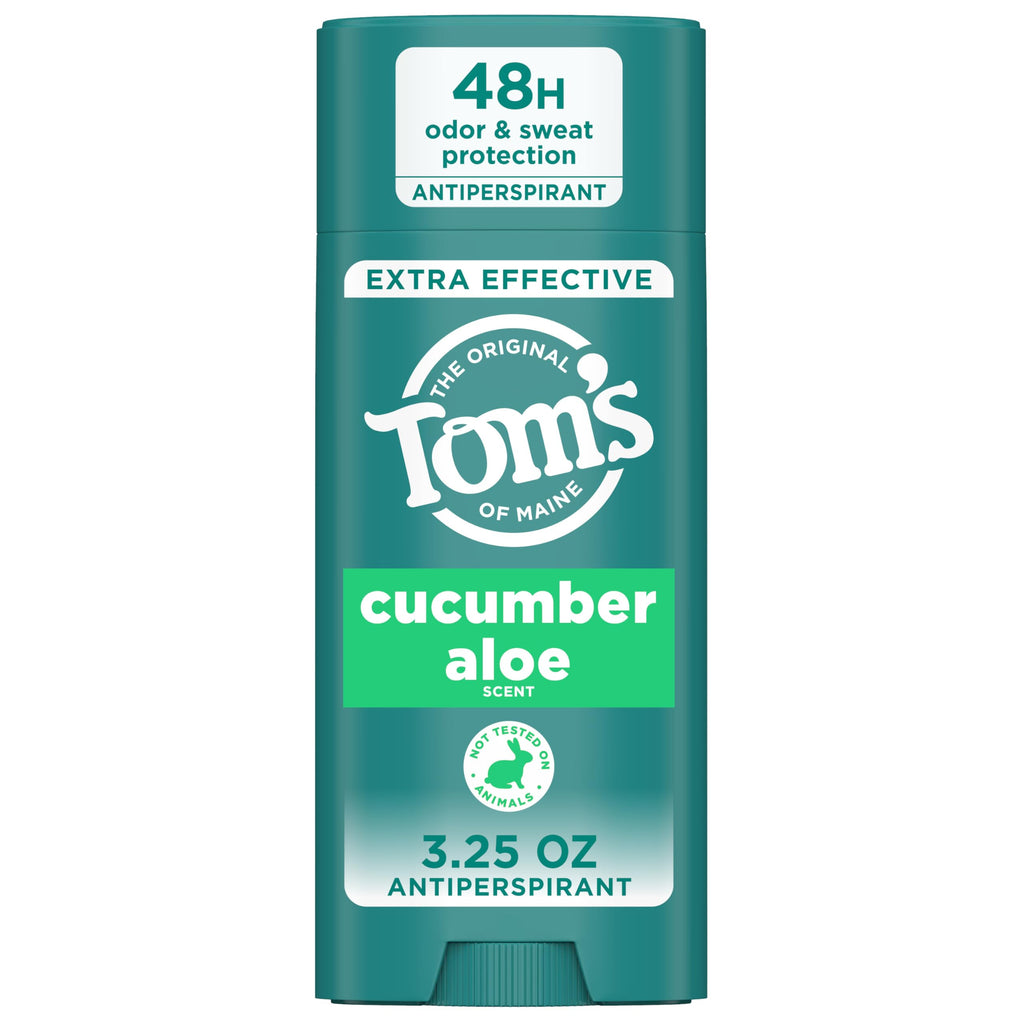 Tom’s of Maine Cucumber Aloe Antiperspirant – 48HR Protection (3.25 oz)