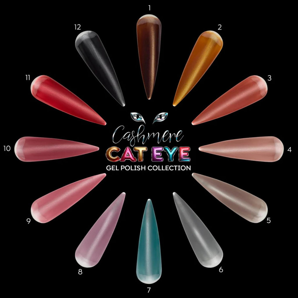TONES Cat Eye UV LED Gel Nail Polish – Lilac Cashmere, Magnet Shimmer Finish 0.56 fl oz