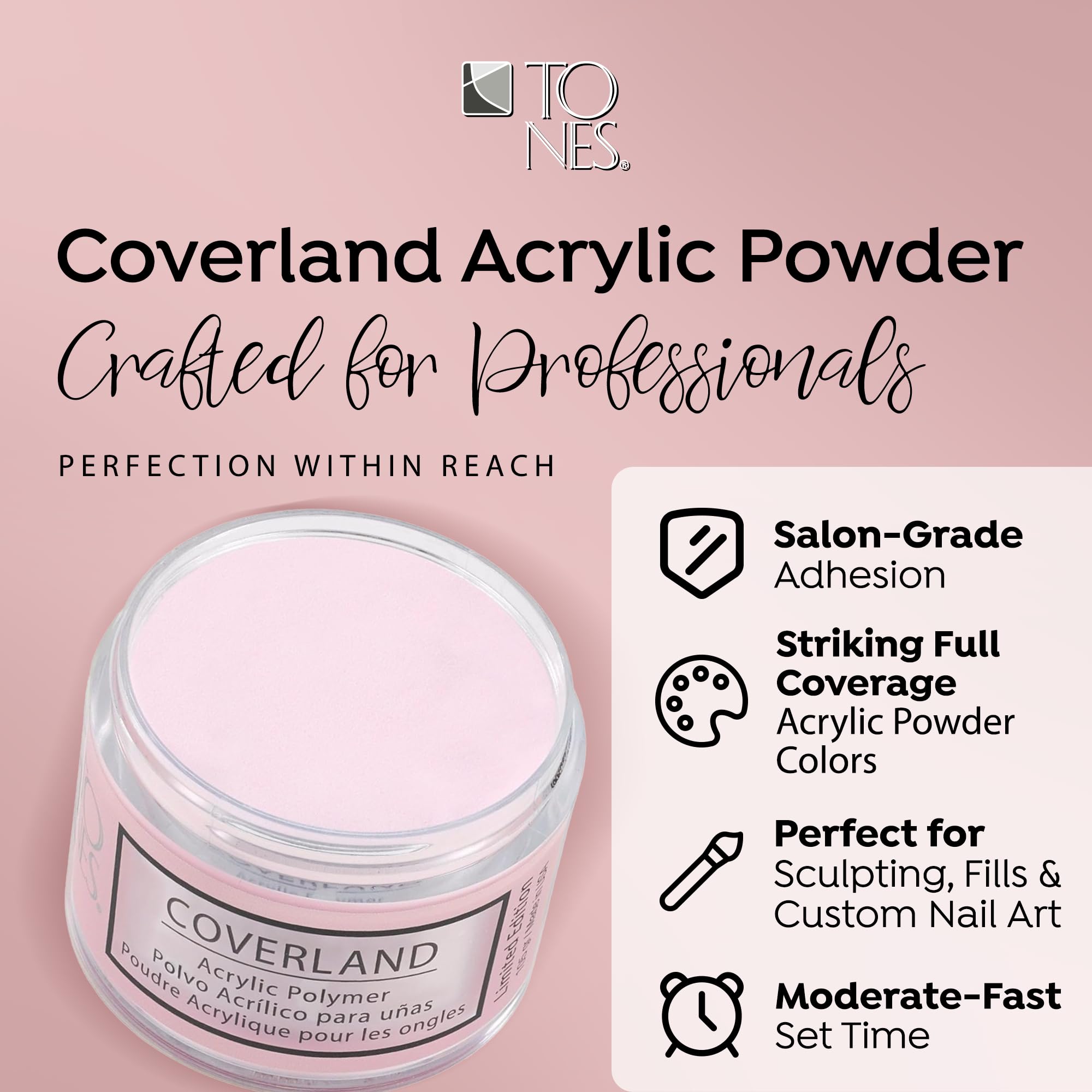 Coverland Acrylic Powder Amore Mio – 3.5oz Limited Edition | TONES
