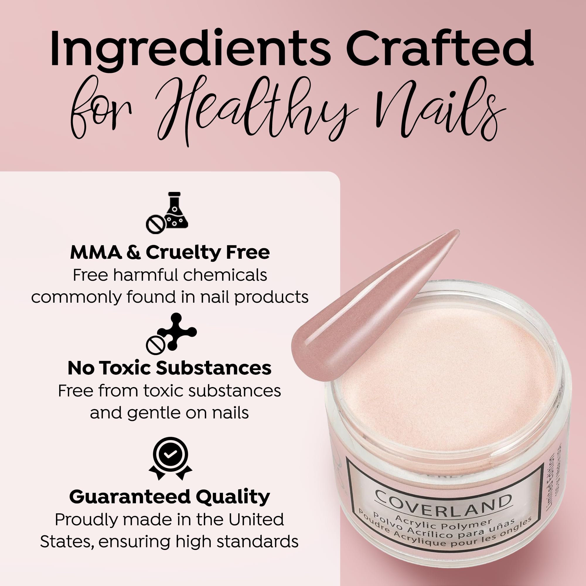 TONES Coverland Iconic Acrylic Powder 3.5oz – Limited Edition