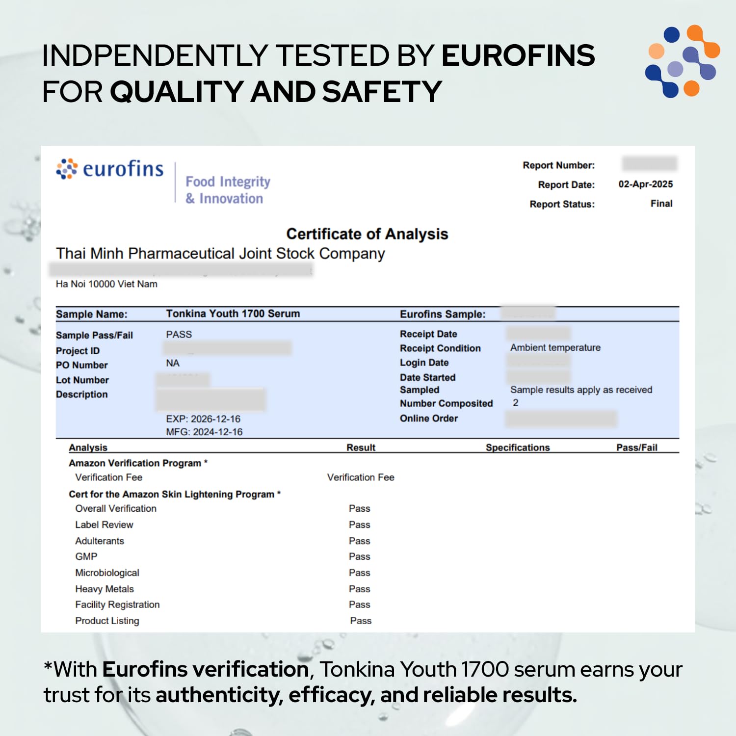 Tonkina Youth 1700 Bakuchiol Serum with Ginseng & Tranexamic Acid