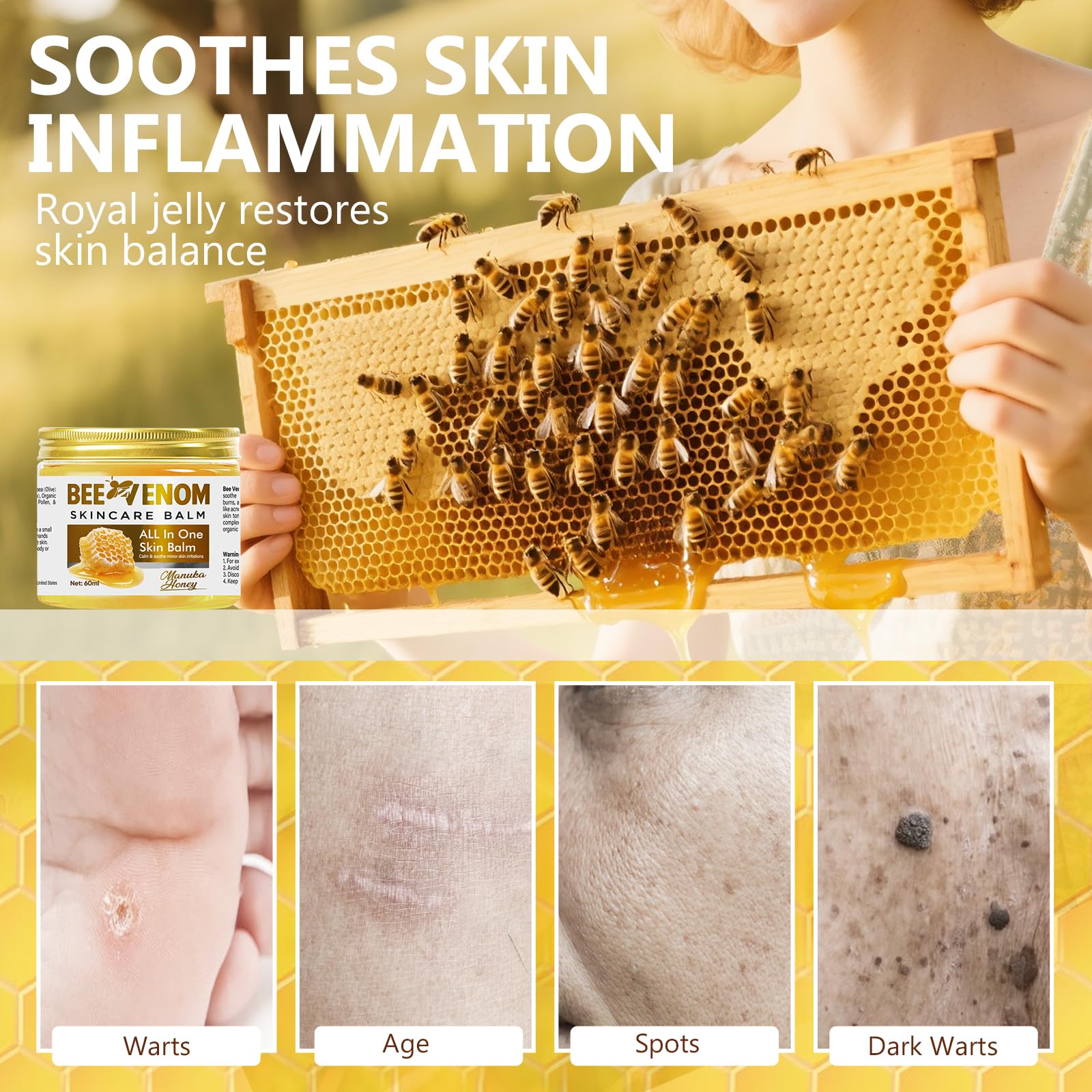 Topicy Bee Venom Cream – Natural Skin Renewal for Blemish Reduction