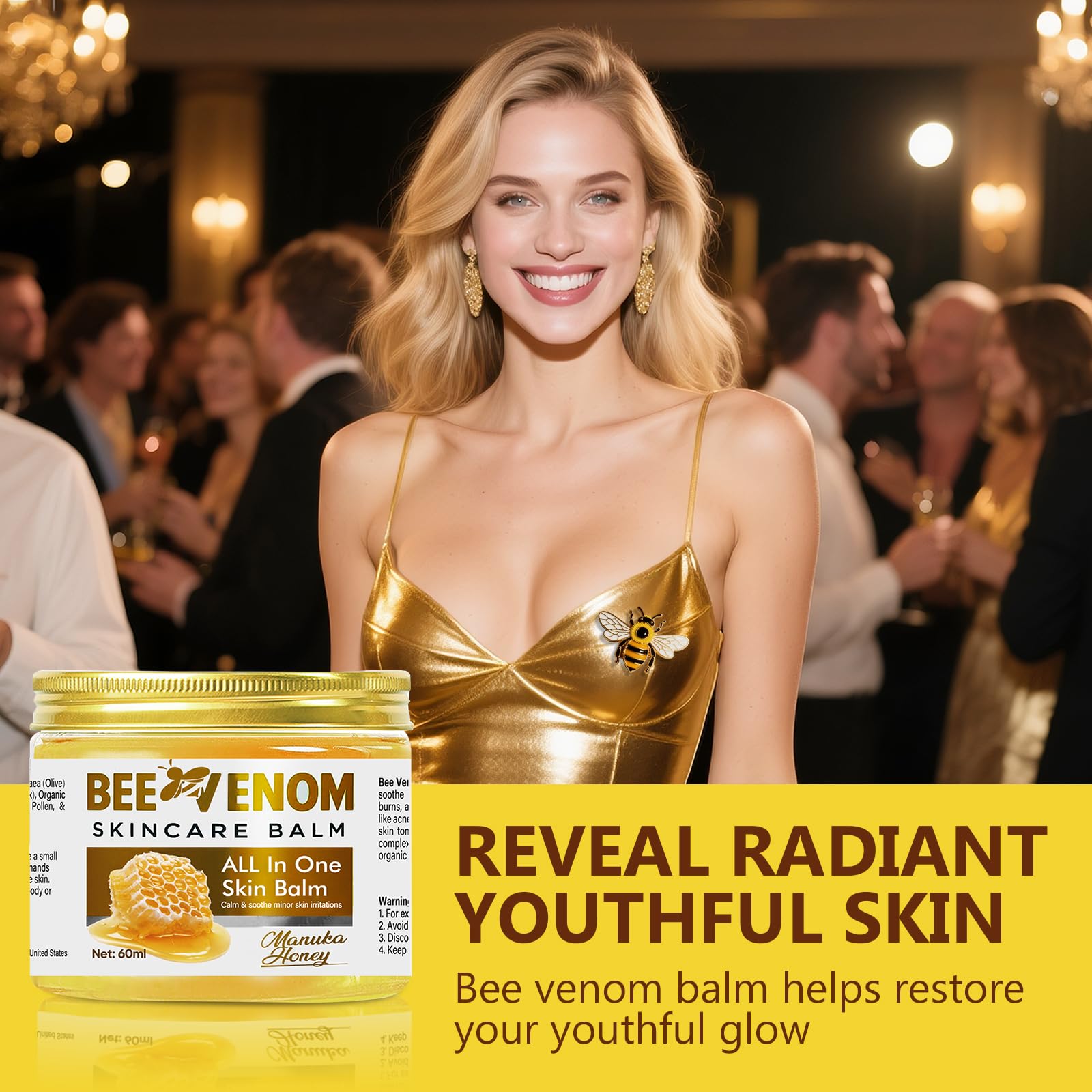 Topicy Bee Venom Cream – Natural Skin Renewal for Blemish Reduction