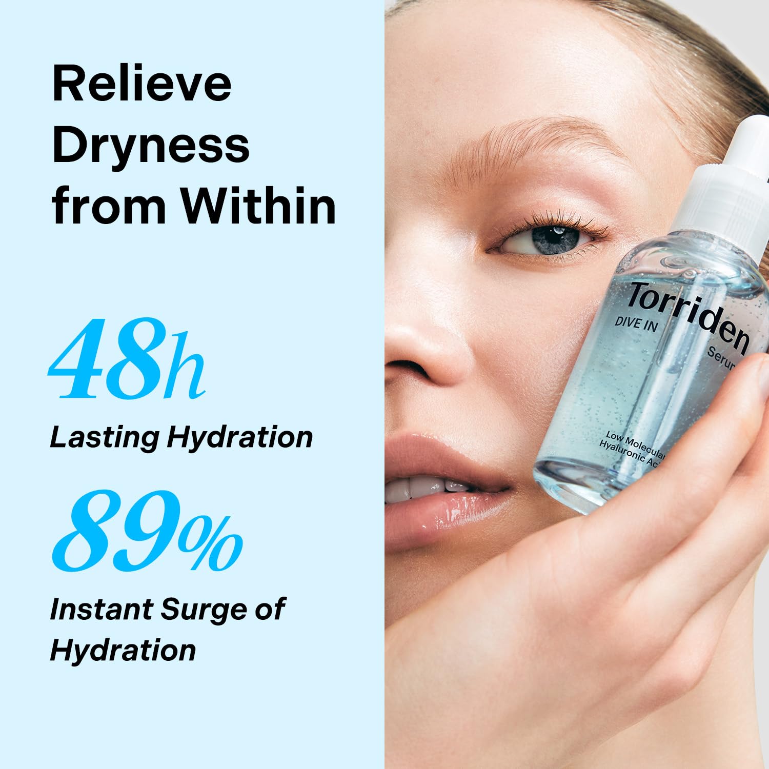 Torriden DIVE IN Hyaluronic Acid Serum 50ml x 2 | Deep Hydration & Glow