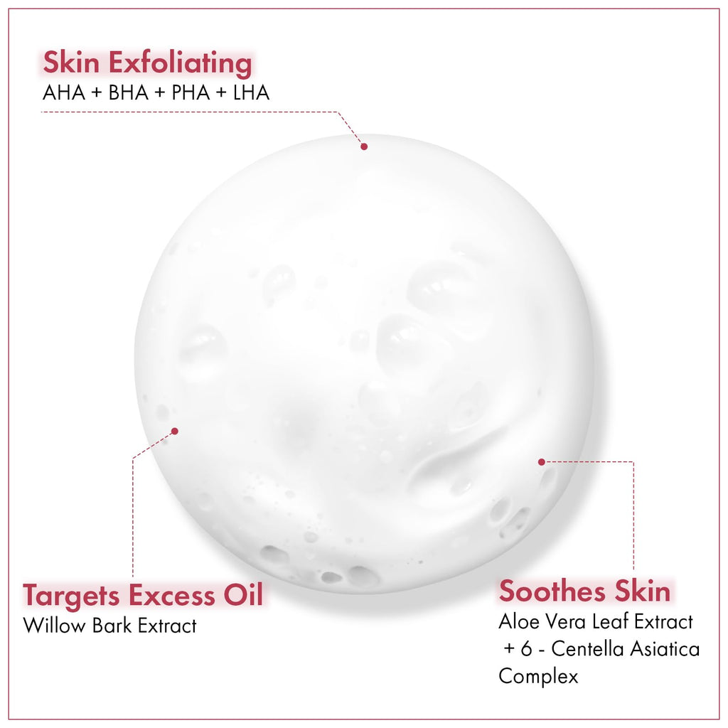 TOSOWOONG Salicylic Acid Foam Cleanser – Deep Pore Cleansing for Oily Skin, 18,000ppm SA, 100ml