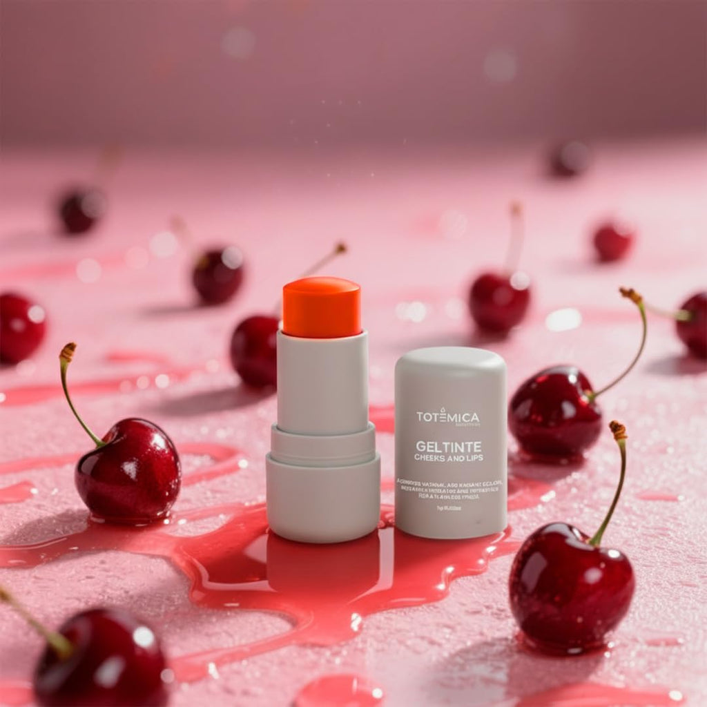 TOTEMICA Cooling Water Jelly Tint by Ana Patricia – Dewy Lip & Cheek Tint in Light Red (0.19 oz)