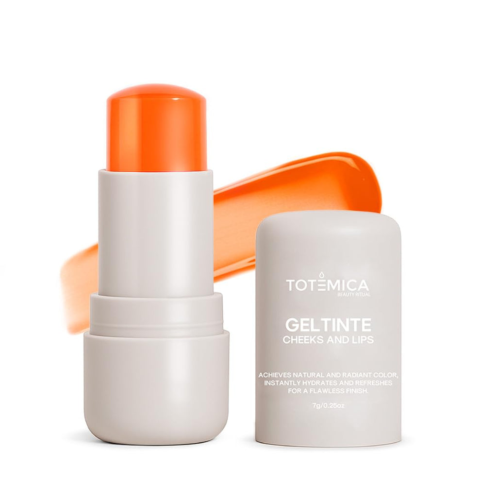 TOTEMICA Cooling Water Jelly Tint by Ana Patricia – Dewy Lip & Cheek Tint in Light Red (0.19 oz)