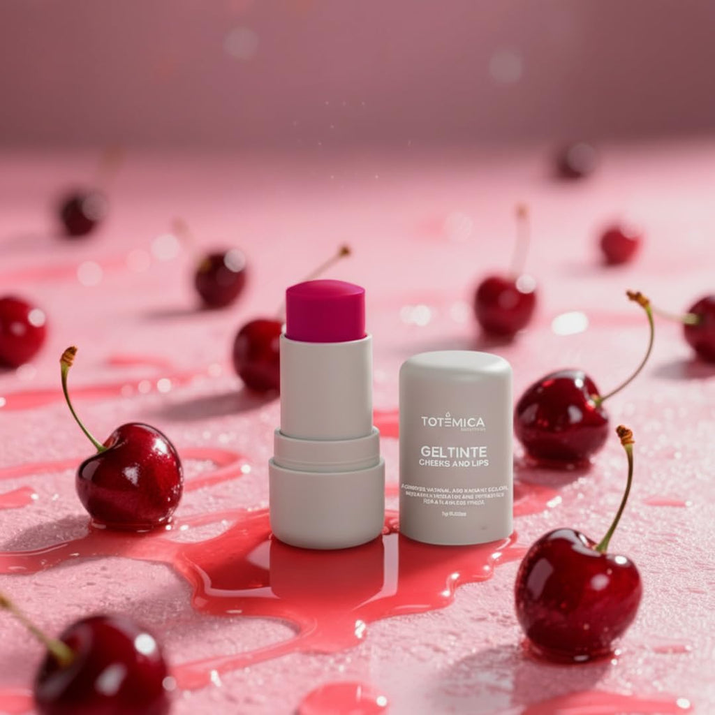 TOTEMICA Cooling Water Jelly Tint by Ana Patricia – Dewy Lip & Cheek Tint, Long-Lasting Intense Purple, 0.19 oz