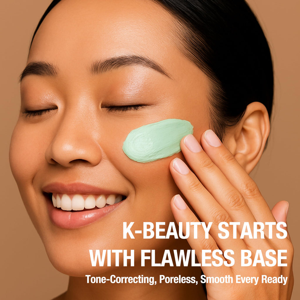 Touch in Sol Redness Correcting Green Primer – Pore-Minimizing Makeup Base