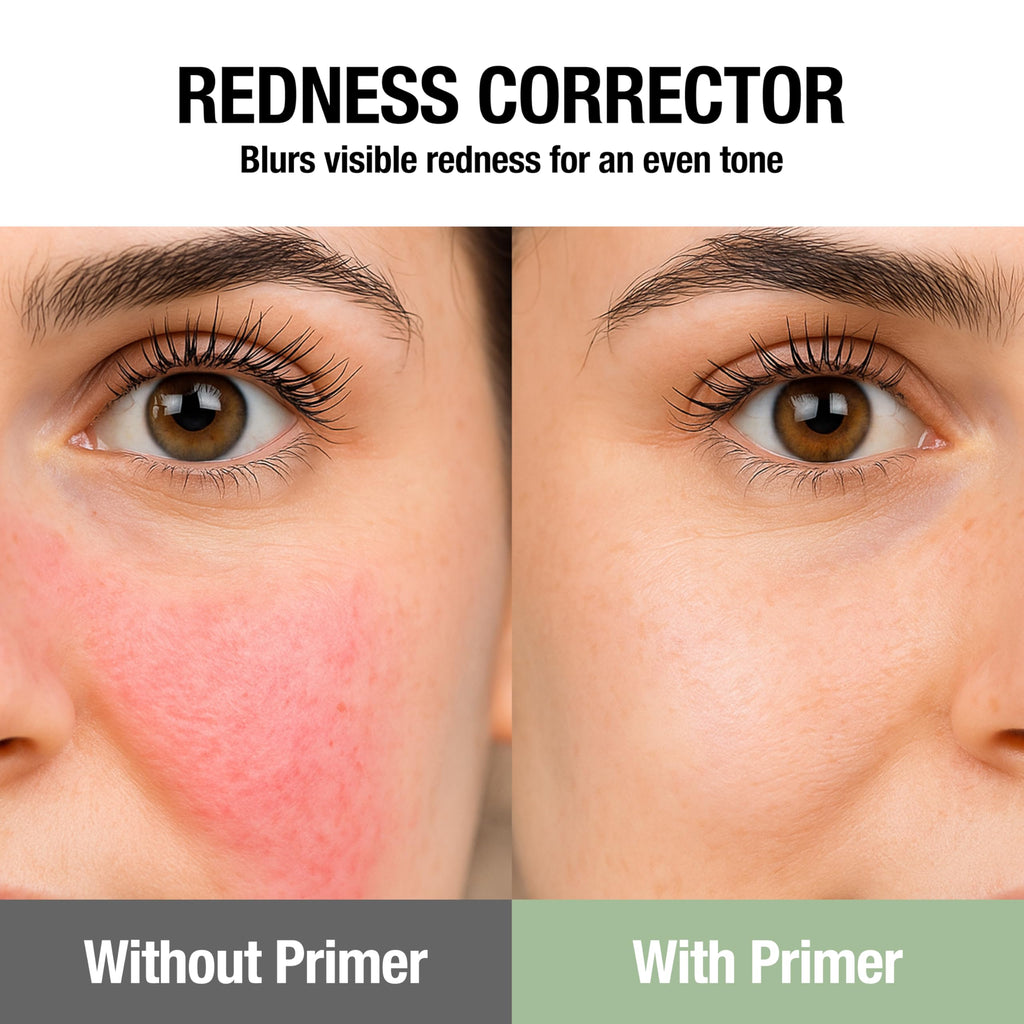 Touch in Sol Redness Correcting Green Primer – Pore-Minimizing Makeup Base