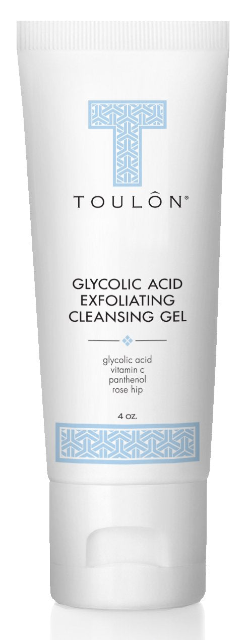 TOULON Glycolic Acid Skin Care Kit: AHA Cleanser, Glycolic Cream, and Eye Cream