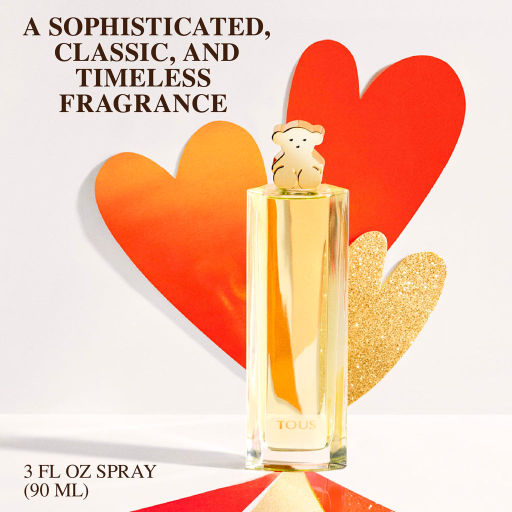 TOUS Eau de Parfum for Women – Floral, Long-Lasting Scent with Neroli, Rose & Orange Blossom | 3 fl oz