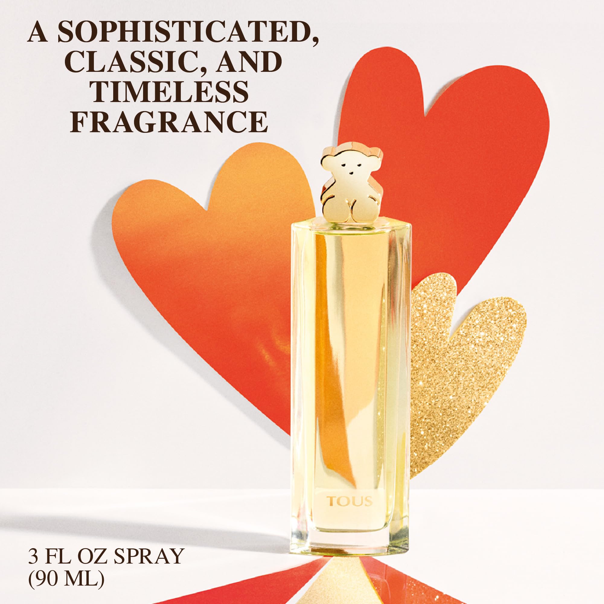 TOUS Eau de Parfum for Women – Floral, Long-Lasting Scent with Neroli, Rose & Orange Blossom | 3 fl oz