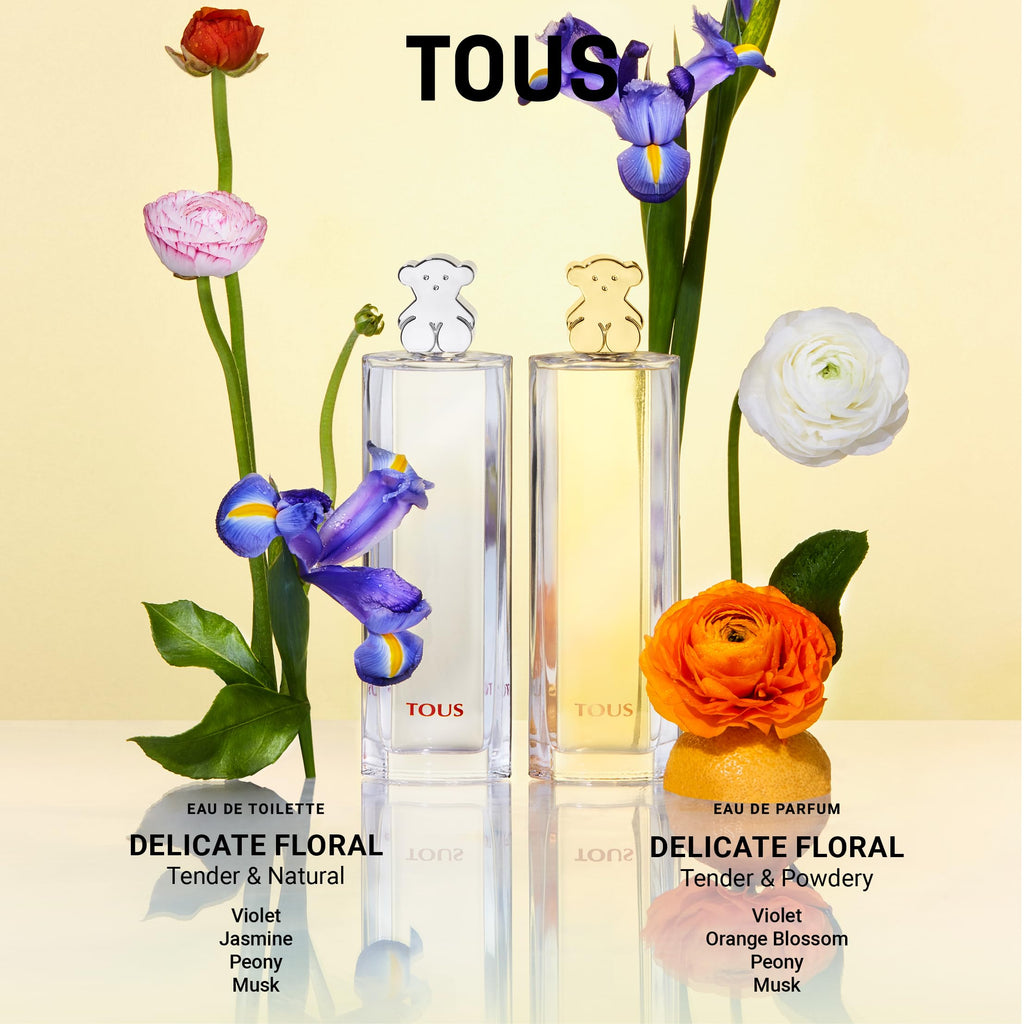 TOUS Eau de Parfum for Women – Floral, Long-Lasting Scent with Neroli, Rose & Orange Blossom | 3 fl oz