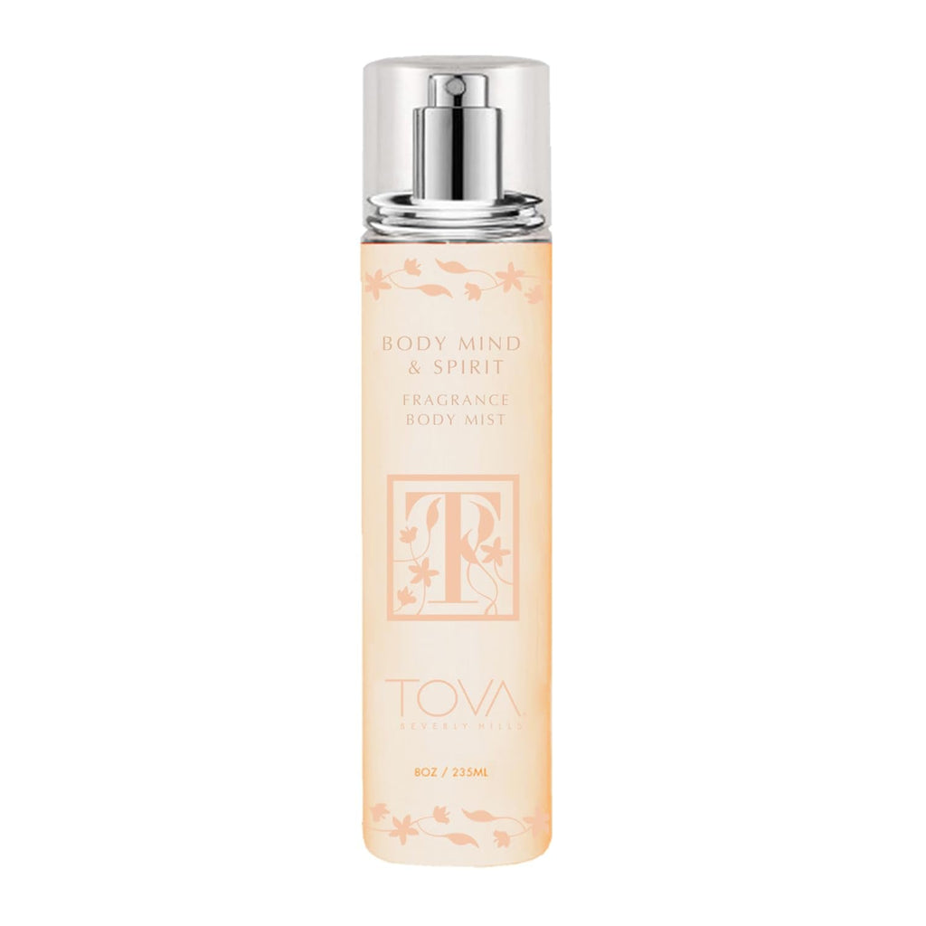 Tova Body Mind & Spirit Body Mist – Refreshing Floral Spray with Osmanthus & Apricot | USA-Made