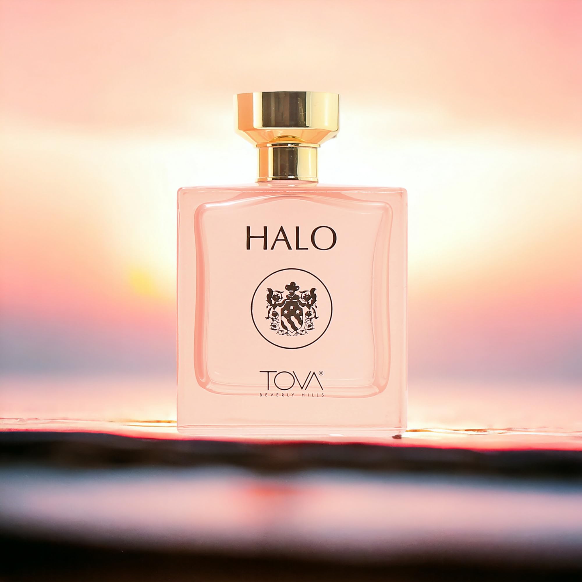 Tova Halo Eau de Parfum – Floral Gourmand for Women (3.4 oz) – Jasmine, Coconut & Amber | Cruelty-Free, Crafted in France