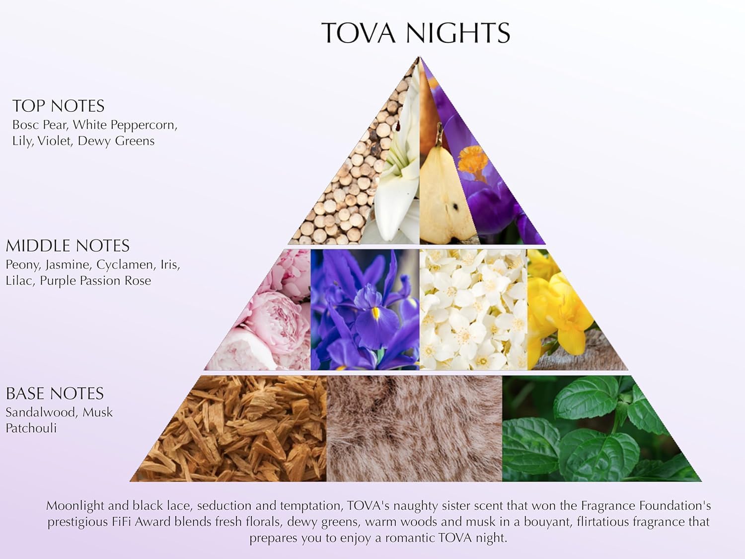 TOVA Nights Body Mist – Award-Winning Spicy Floral Fragrance for Women – USA-Made & Cruelty-Free – 8 oz
