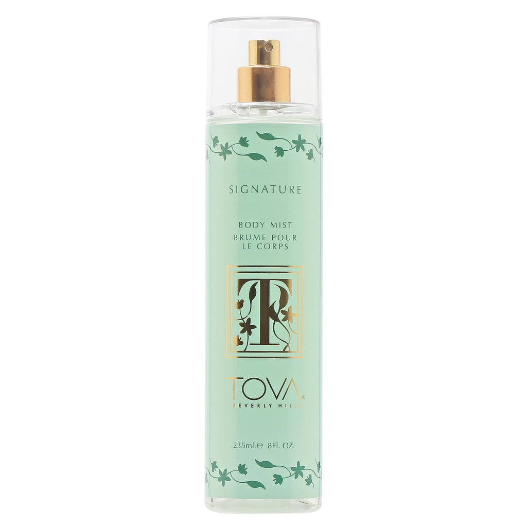 Tova Signature Body Mist – Fresh Floral Fragrance with Jasmine, Bergamot & Sandalwood | USA-Made & Cruelty-Free | 8 oz