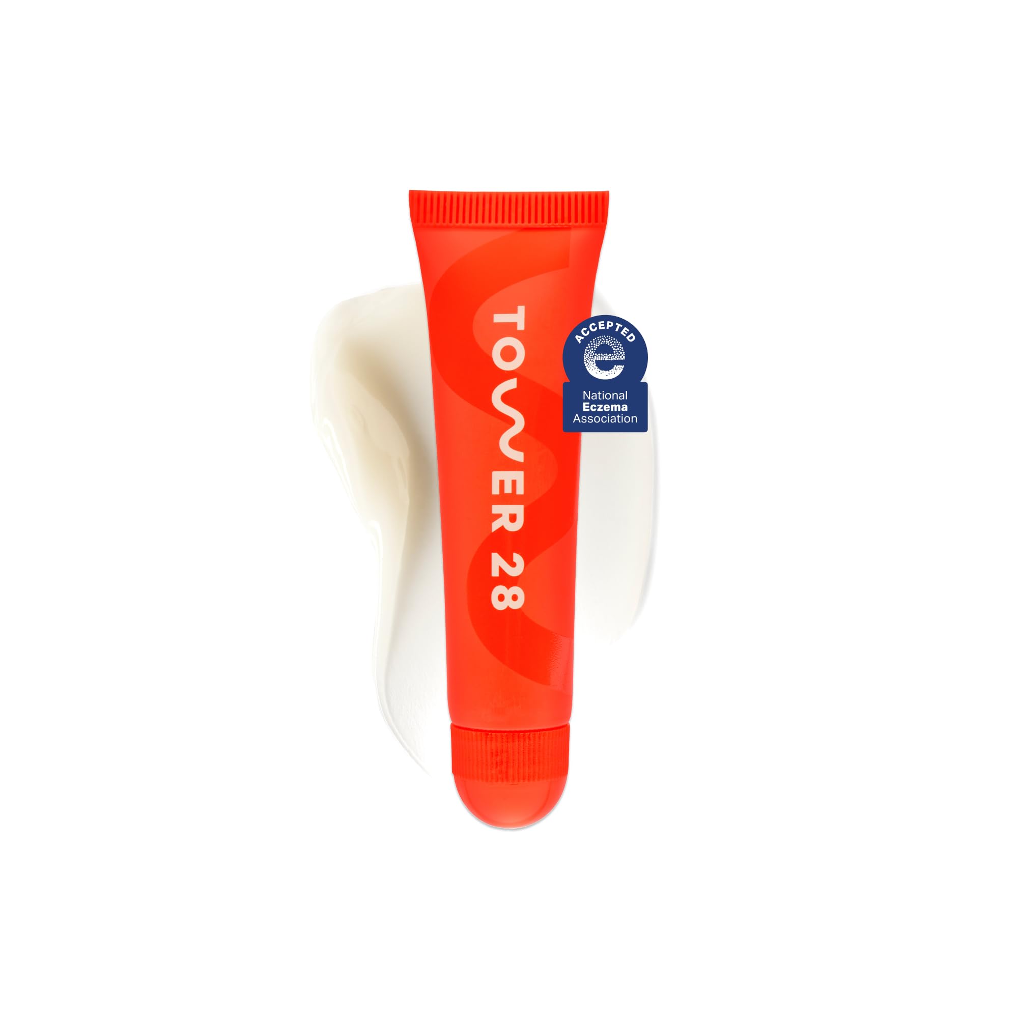 Tower 28 LipSoftie Tinted Lip Balm Treatment – Hydrating Glossy Balm + Overnight Lip Mask, SOS Vanilla