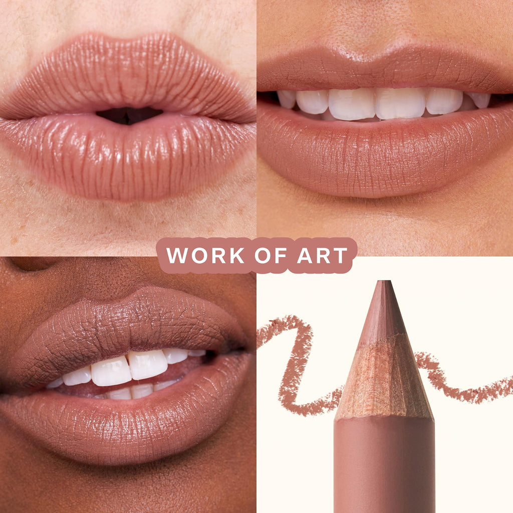Tower 28 OneLiner: Multi-Use Lip Liner, Eyeliner & Face Pencil in Pinky Taupe | Hydrating Vegan Formula