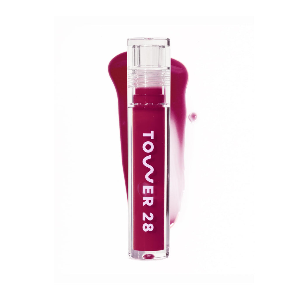 Tower 28 ShineOn Lip Gloss Jelly Hydrating Tinted Lip Balm Wild Raspberry
