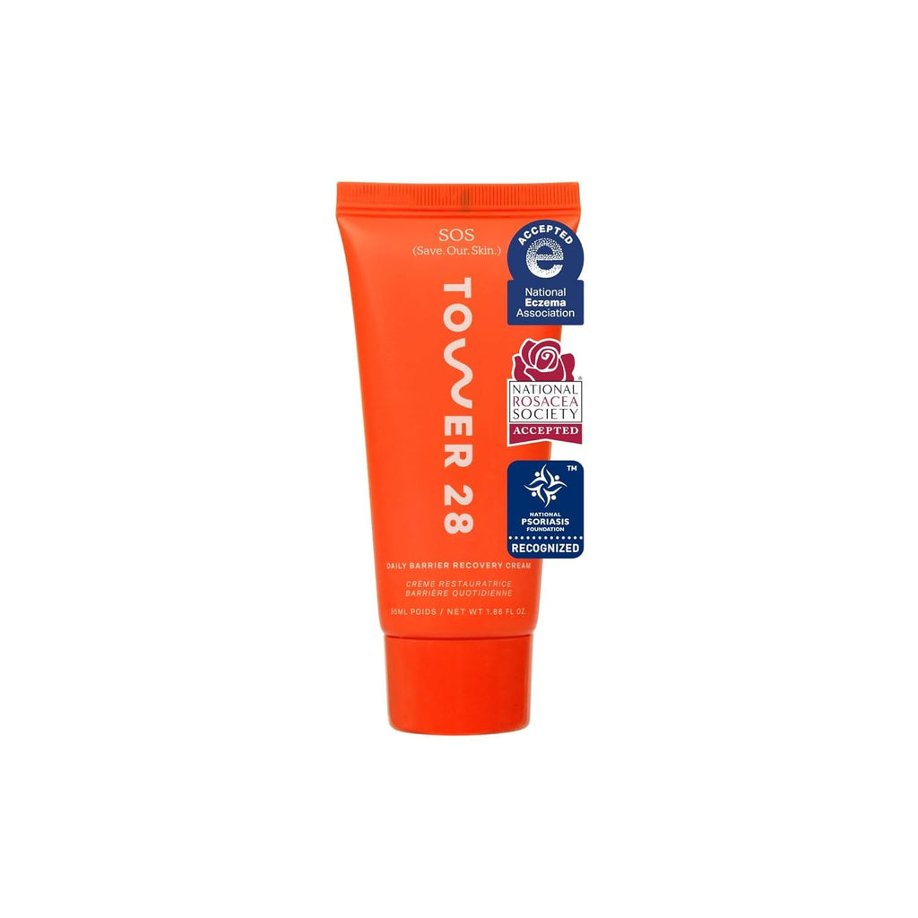 Tower 28 SOS Recovery Face Cream — Hydrating Moisturizer for Sensitive Skin with Hyaluronic Acid + Ceramides