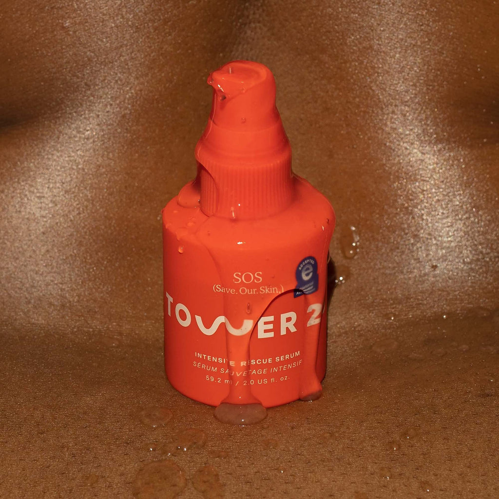Tower 28 SOS Rescue Face Serum — Hypochlorous Acid for Sensitive Skin, Fragrance-Free (2 oz)